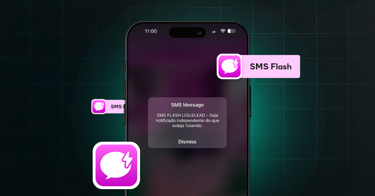 pop-up sms flash