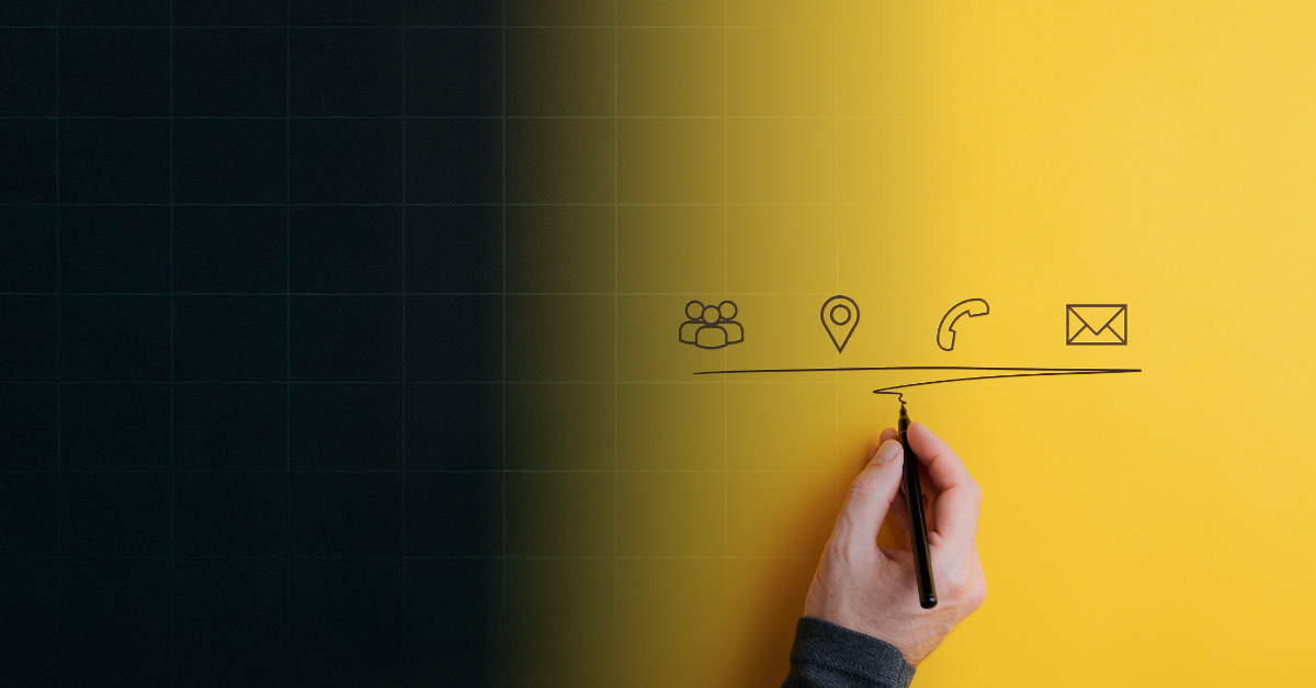 régua de comunicação